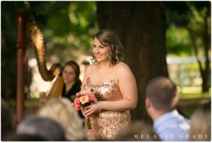 Melanie Grady wedding photography - Nashville engagement photography, Centennial Park, Pedestrian bridge, award winning Nashville wedding photographer, the best photographer in nashville, Historic Travellers Rest Plantation, southern wedding, bridal bouquet in pink and blush, plantation wedding, sequin bridemaids dresses