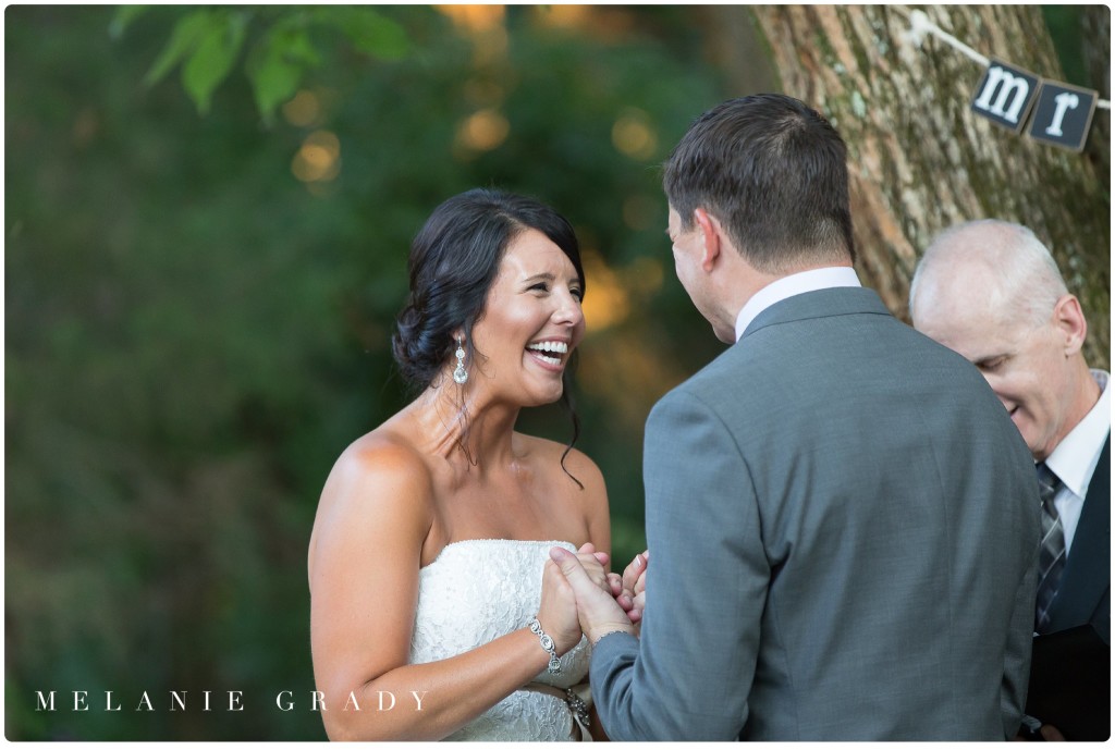 Backyard Brentwood, TN wedding Ceremony, Melanie Grady Nashville is the best Nashville wedding photographer
