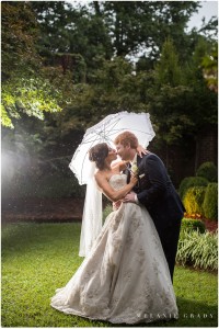East Ivy Mansion Wedding, Nashville wedding photographer, Melanie Grady, Dream wedding, beautiful fairytale wedding in tennessee, blush bridesmaid dresses, navy tuxedos, rain wedding portrait, glamorous wedding in Nashville, Best Wedding photographer in nashville