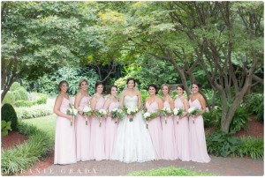 East Ivy Mansion Wedding, Nashville wedding photographer, Melanie Grady, Dream wedding, beautiful fairytale wedding in tennessee, blush bridesmaid dresses, navy tuxedos, rain wedding portrait, glamorous wedding in Nashville, Best Wedding photographer in nashville
