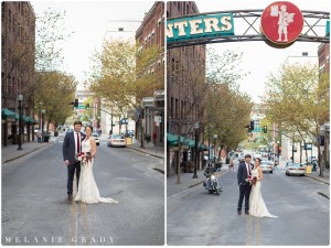 The best nashville wedding photographer, Melanie Grady Photography, Printer's Alley wedding, engagement, top 10 wedding photographers in nashville, tn brew works, events on third, downtown nashville wedding, fall wedding, rooftop wedding, navy and burgundy, intimate wedding, exposed brick, jill rigsby, dawson higgs, the ryman wedding, ryman auditorium, bridgestone arena, broadway in nashville, rooftop portraits, sunset, soul flowers,